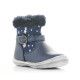 Botines CRECENDO azules con estrellas y pelo en la caña - Querol online