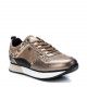 Zapatillas deportivas Xti de color bronce con estampado animal print - Querol online