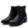 Botins plans Xti negres amb part posterior animal print