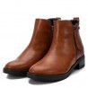 Botins plans Xti marrons amb part posterior animal print