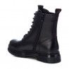 Botins plans Xti negres a cordons amb detalls vermells