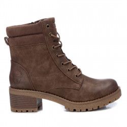 Botins de taló Refresh marrons amb interior animal print - Querol online