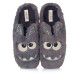 Zapatillas casa Vul·ladi grises con diseño de monstruo - Querol online