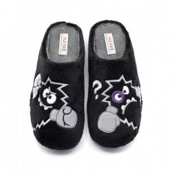 Zapatillas casa Vul·ladi negras boxeo - Querol online