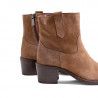 Botins de taló Patricia Miller sade taupe