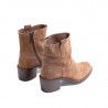 Botines tacón Patricia Miller sade taupe