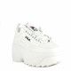Zapatillas deportivas Fila blancas con cordones modelo disruptor wedge - Querol online