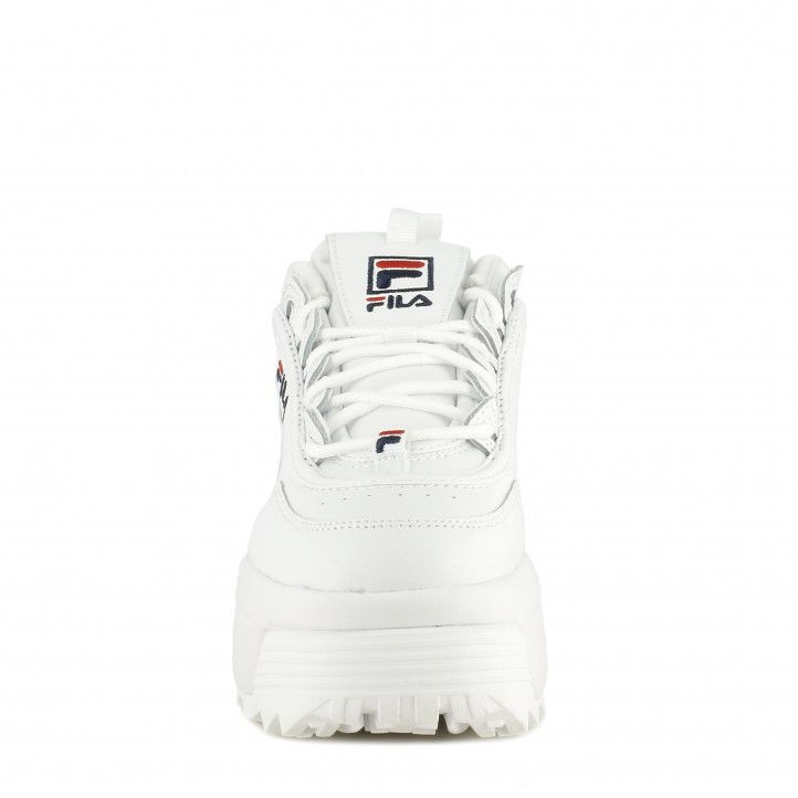 Zapatillas deportivas Fila blancas con cordones modelo disruptor wedge - Querol online