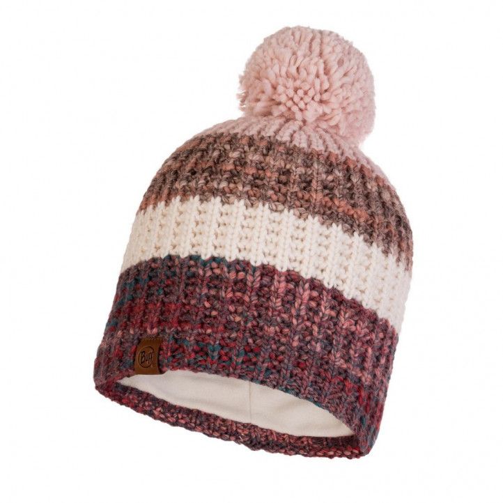 Complementos Buff gorro tricot y polar alina blossom red