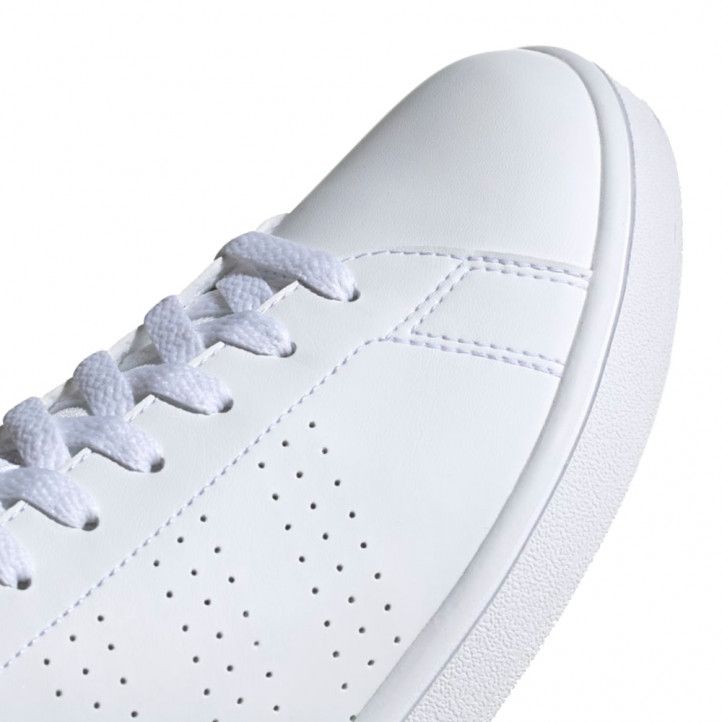 Sabatilles esportives Adidas blanques 3 bandes perforades advantage base - Querol online