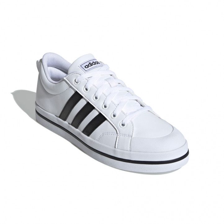 Zapatillas deportivas Adidas blancas con tres bandas negras  vs pace - Querol online