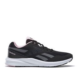 Zapatillas deportivas Reebok negras con detalles en gris y rosa runner 4.0 - Querol online