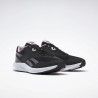 Zapatillas deportivas Reebok negras con detalles en gris y rosa runner 4.0