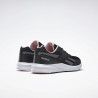 Zapatillas deportivas Reebok negras con detalles en gris y rosa runner 4.0