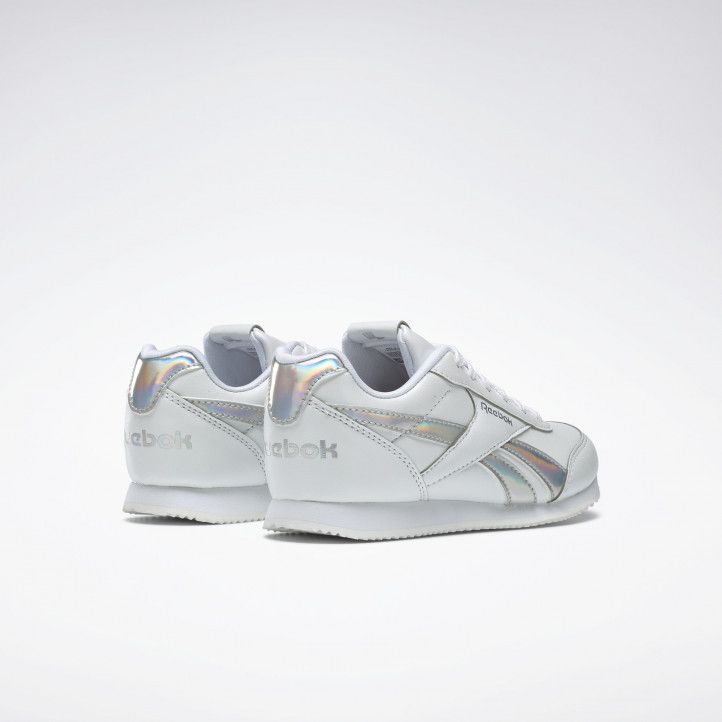 Zapatillas deportivas Reebok blancas con franjas metalizadas royal  classic jogger - Querol online