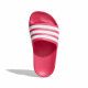 Chanclas Adidas rosas con pala de tres rayas - Querol online