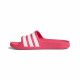 Chanclas Adidas rosas con pala de tres rayas - Querol online