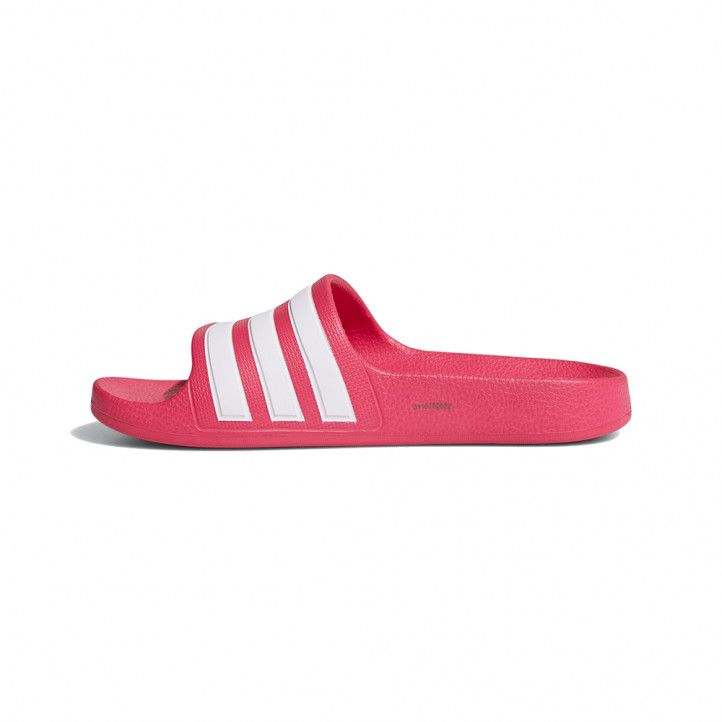 Chanclas Adidas rosas con pala de tres rayas - Querol online