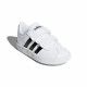 Zapatillas deporte Adidas blancas y negras court - Querol online