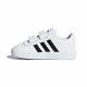 Zapatillas deporte Adidas blancas y negras court - Querol online