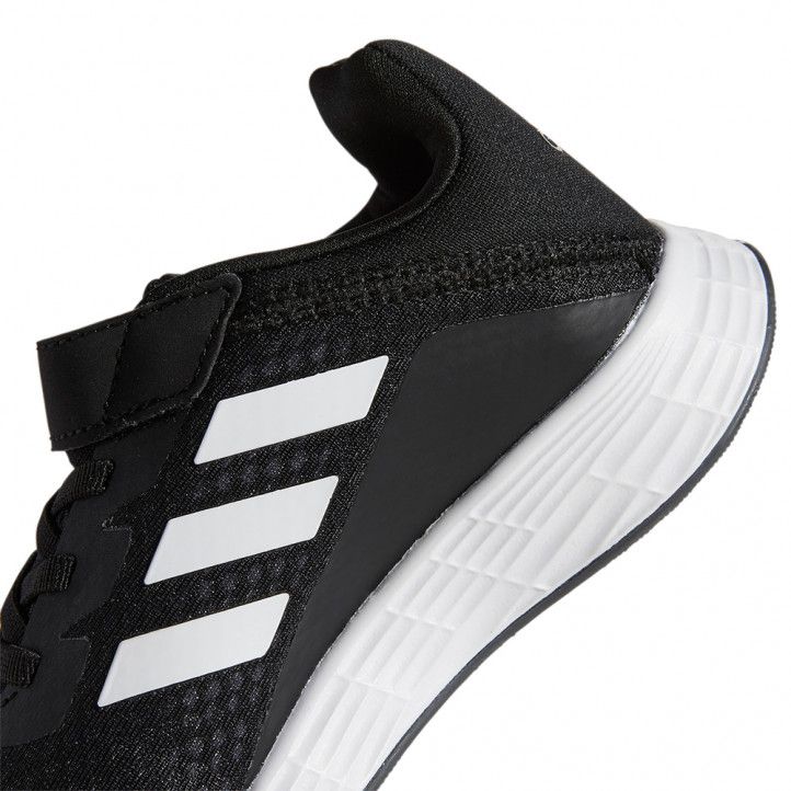 Zapatillas deporte Adidas duramo negras con detalles en blanco - Querol online