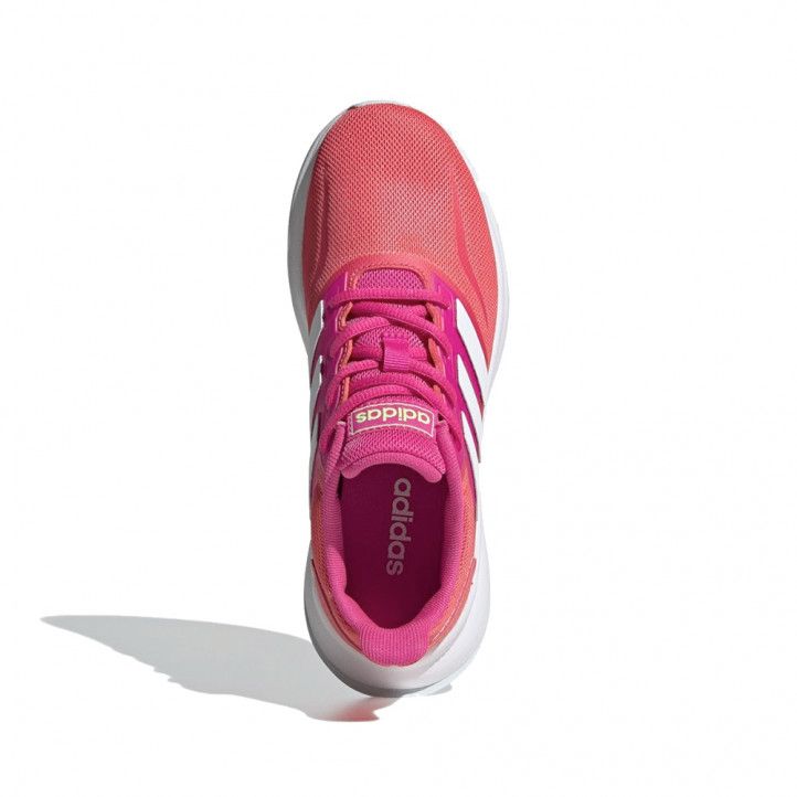Zapatillas deporte Adidas rojas y rosas con cordones - Querol online