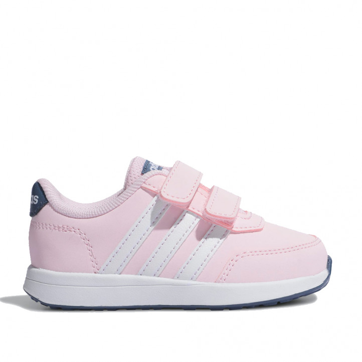 Sabatilles esport Adidas rosa amb detalls en blanc i blau marí