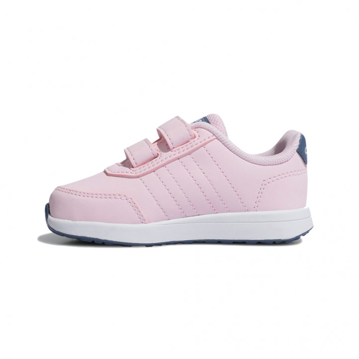 Zapatillas deporte Adidas rosa con detalles en blanco y azul marino - Querol online