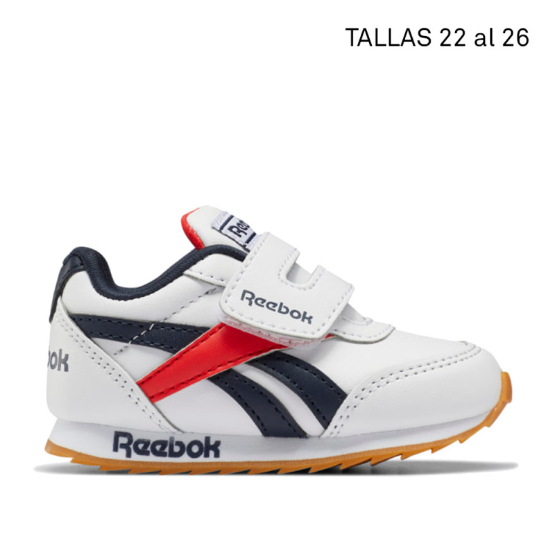 Zapatillas Deporte Blancas Atadura Con Velcro Classic Jogger Reebok | Querolets | Querol