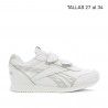 Zapatillas deporte Reebok blancas con logo metalizado