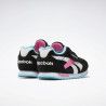 Zapatillas deporte Reebok negras con detalles en rosa azul y blanco royal