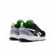 Zapatillas deporte Reebok negras con detalles en blanco y verde - Querol online