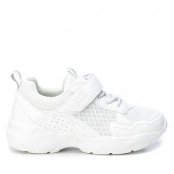 Zapatillas deporte Xti blancas con cordones y velcro frontal - Querol online