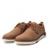 Zapatos vestir Xti marrones con cordones y detalle rojo en la suela