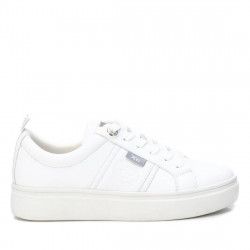 Zapatillas deportivas Xti con plataforma con cordones blancas - Querol online
