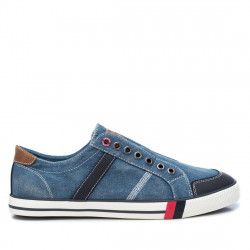 Zapatillas lona Xti azules tejanas - Querol online