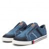 Zapatillas lona Xti azules tejanas