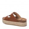 Sandàlies plataformes Xti marrons obertes amb doble sivella