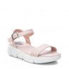 Sandalias plataformas Xti rosas con suela track
