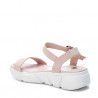 Sandalias plataformas Xti rosas con suela track