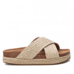 Sandàlies plataformes Xti de ràfia obertes amb dues tires creuades - Querol online