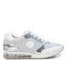Sabatilles esportives Xti blanques i platejades de malla