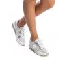 Sabatilles esportives Xti blanques i platejades de malla