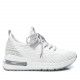 Zapatillas deportivas Xti blancas y grises de malla - Querol online
