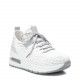 Zapatillas deportivas Xti blancas y grises de malla - Querol online