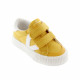 Zapatillas lona Victoria amarillas con detalles en blanco - Querol online