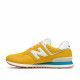 Zapatillas deportivas New Balance 574 amarilla y azul - Querol online
