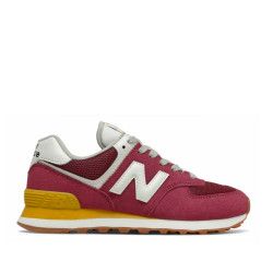 Sabatilles esportives New Balance 574 bordeus i groga - Querol online