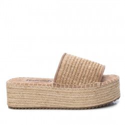 Sandalias plataformas Refresh con pala delantera de rafia - Querol online