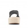 Sandalias plataformas Owel negras con pala y plataforma